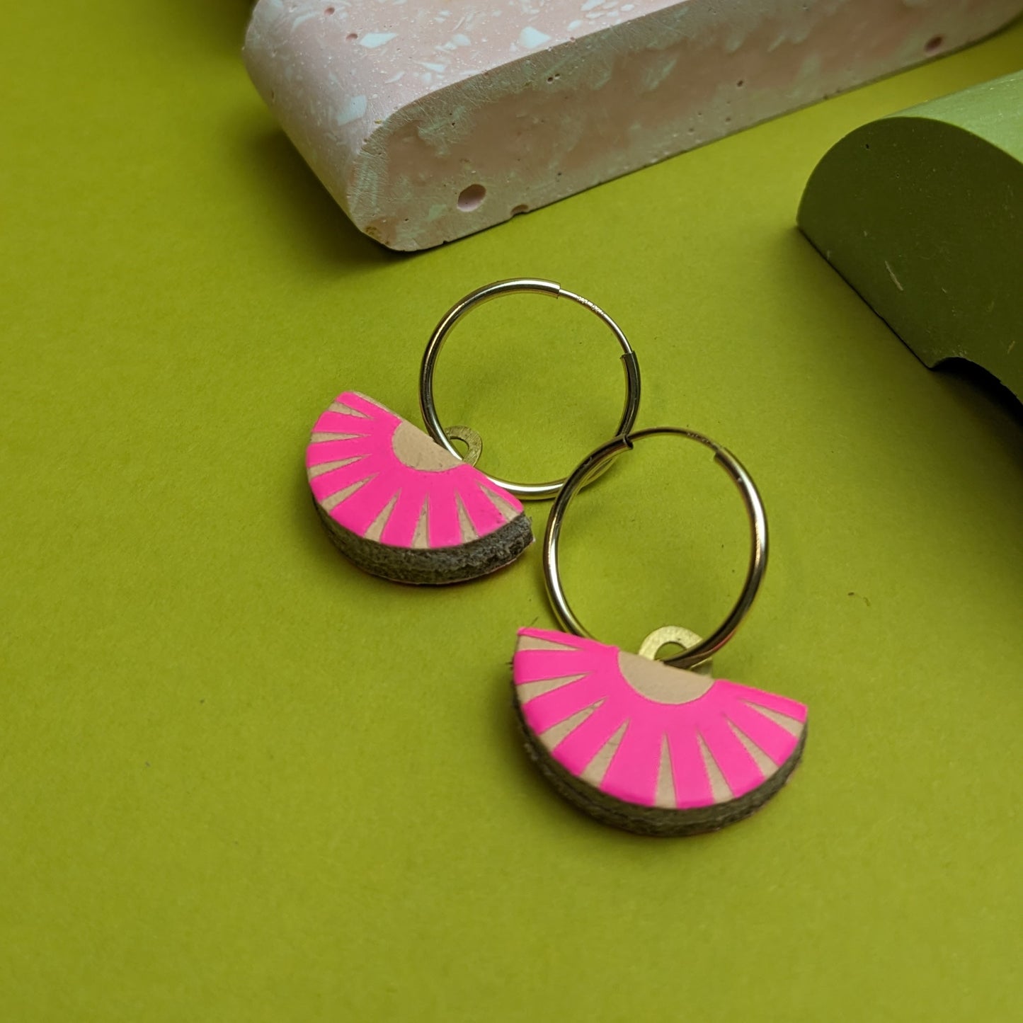 HOOP EARRING WITH CHARM