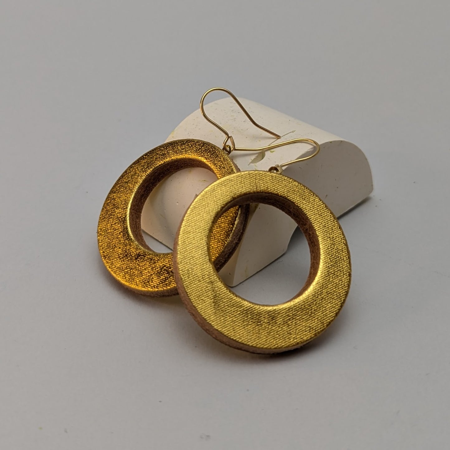 medium hoop earrings