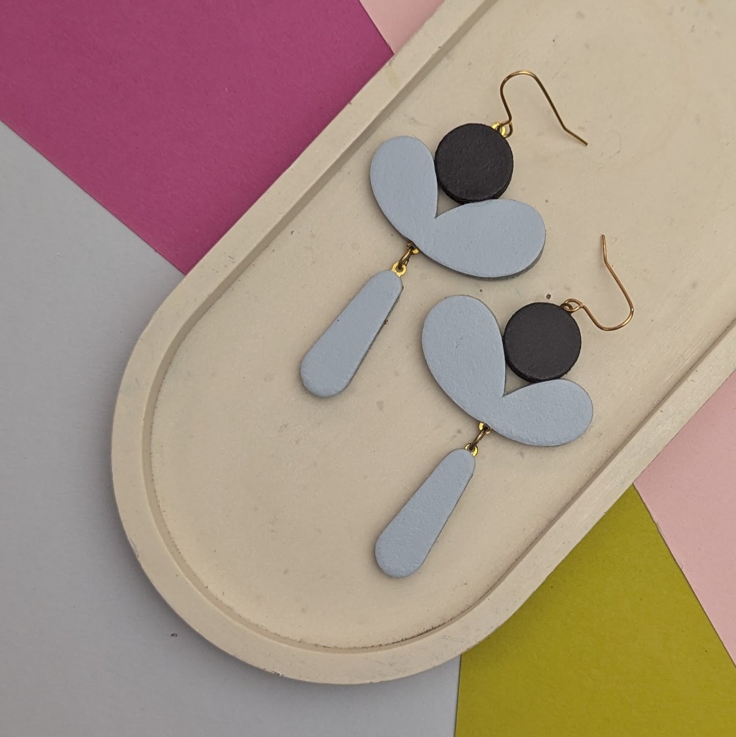 SALE LARGE FLOWER EARRINGS