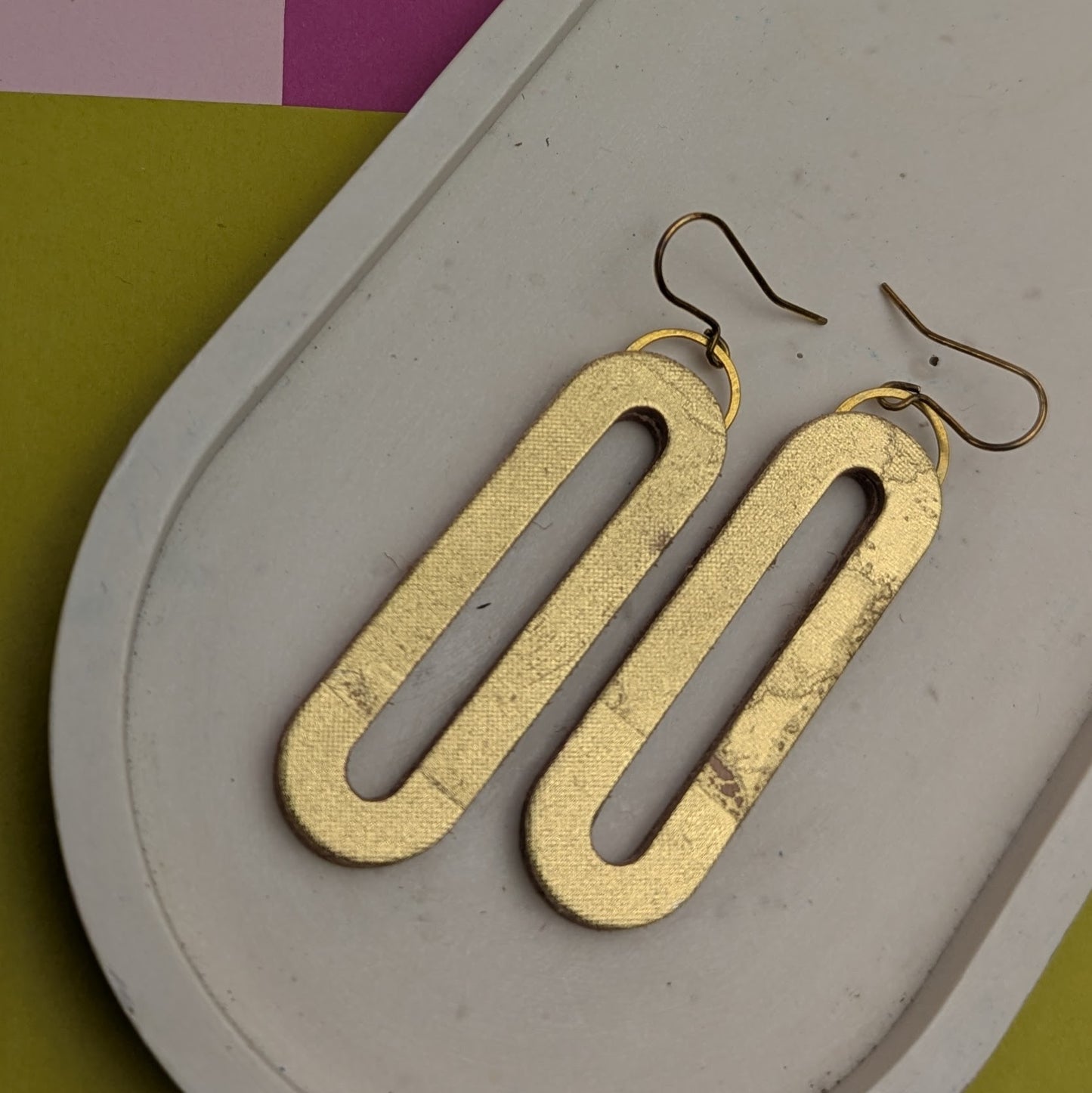 SALE LARGE OVAL EARRINGS