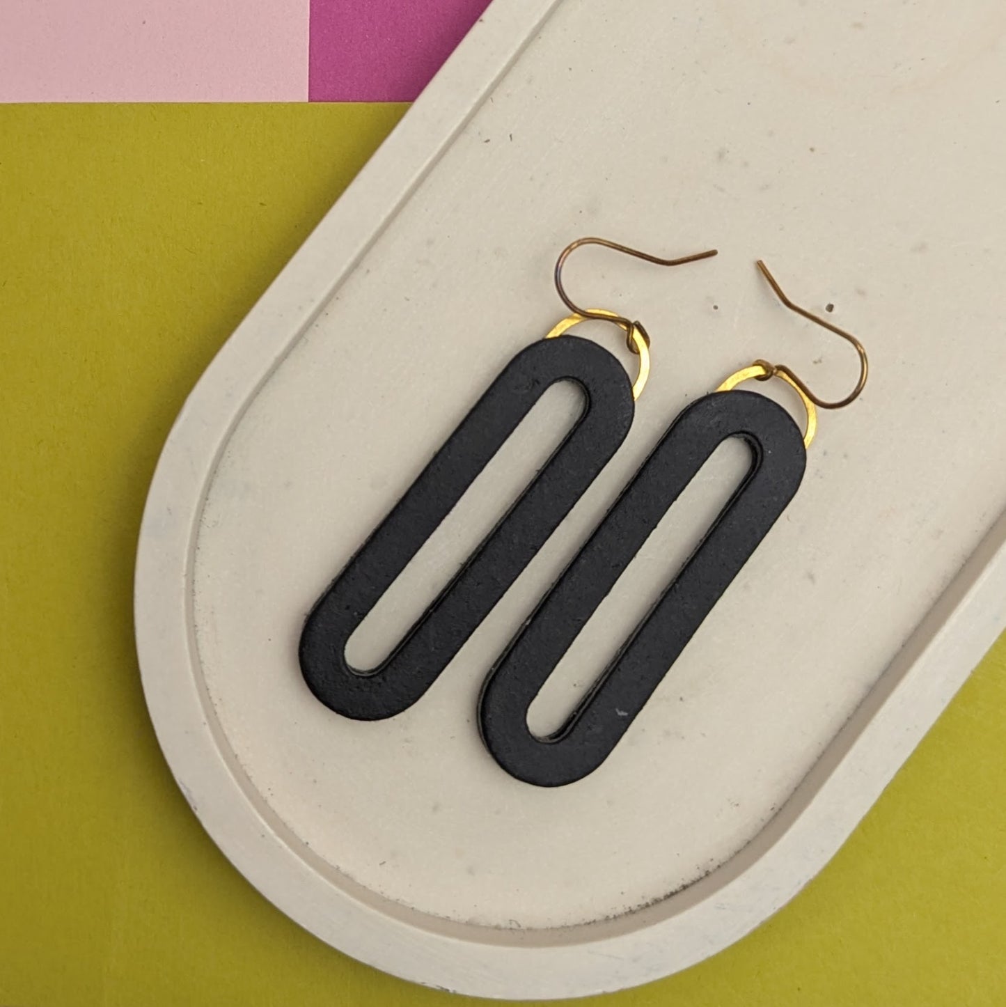 SALE LARGE OVAL EARRINGS