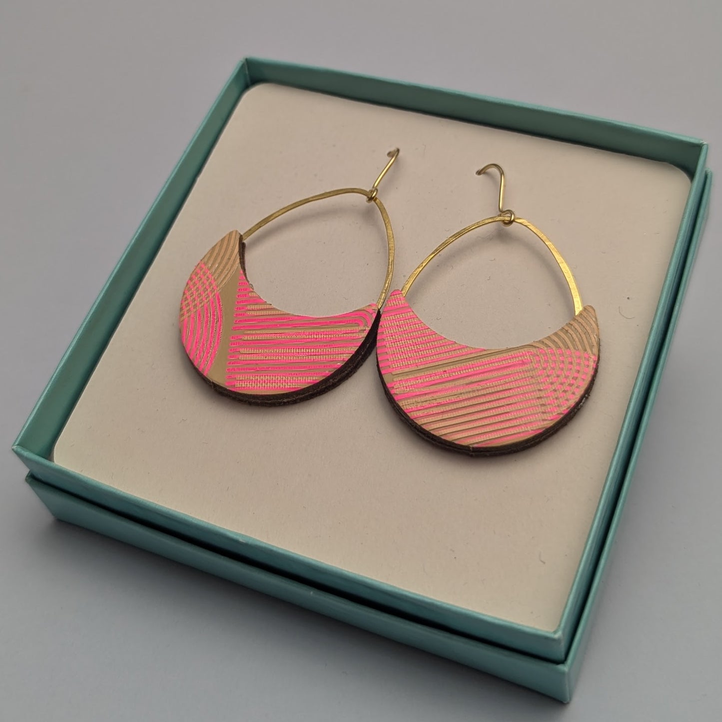 DROP MOON EARRINGS