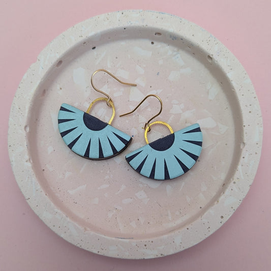 SALE DROP FAN EARRINGS