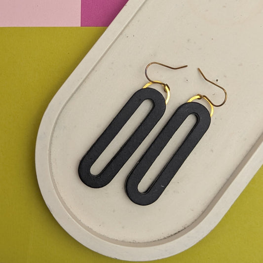 SALE LARGE OVAL EARRINGS