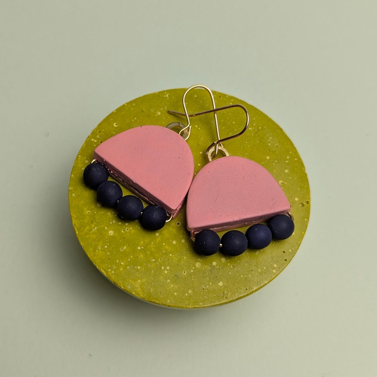 BEADED ARCH EARRINGS