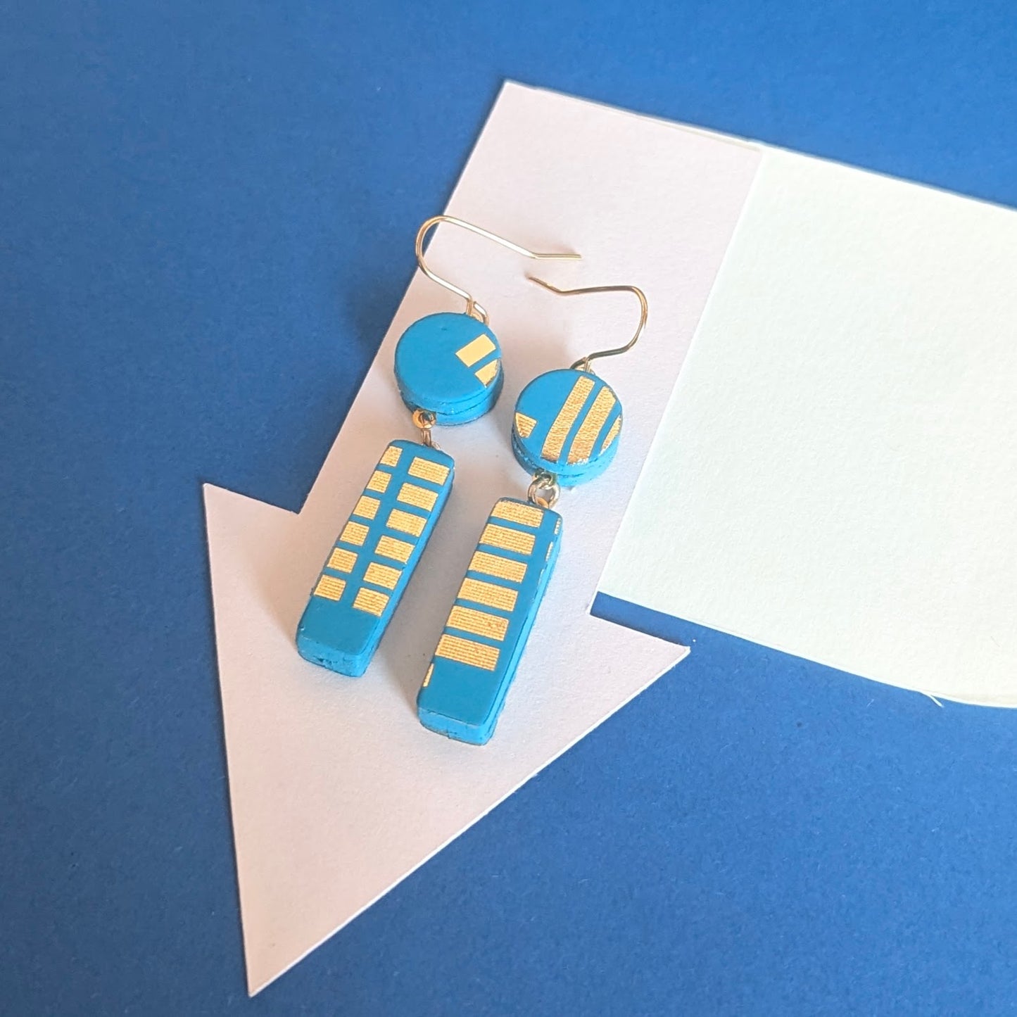SALE//Bloc Earrings.