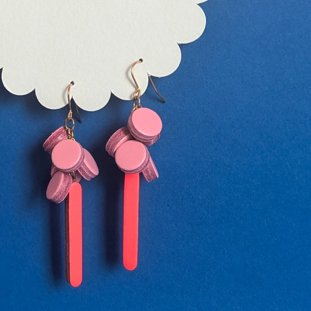 SALE//Cluster earrings.