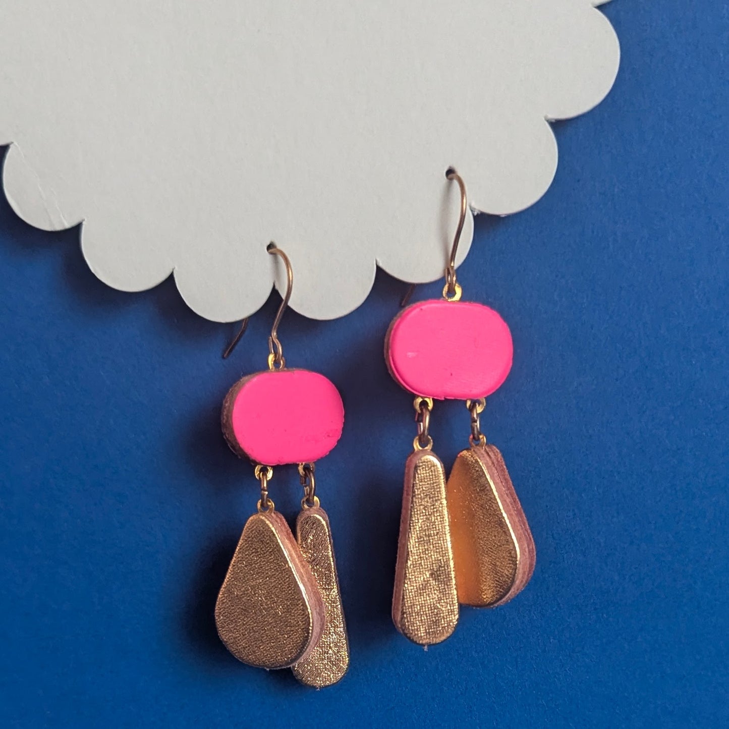 SALE//Double drop earrings.