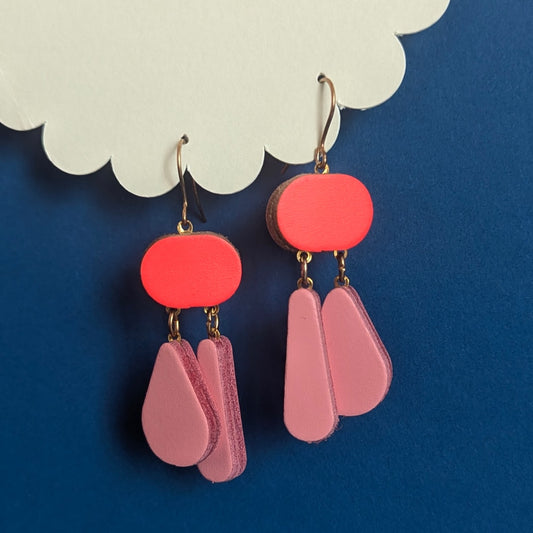 SALE//Double drop earrings.
